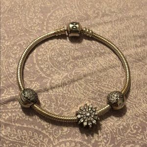 Pandora Bracelet set 7.1 with Pandora pink box